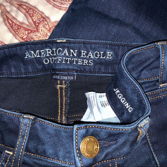 American Eagle cropped jeggings size 4 - Picture 2 of 3